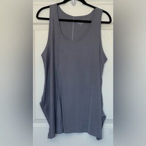 Athleta Slate Gray Yoga/Tank Top EUC Women’s Sz L